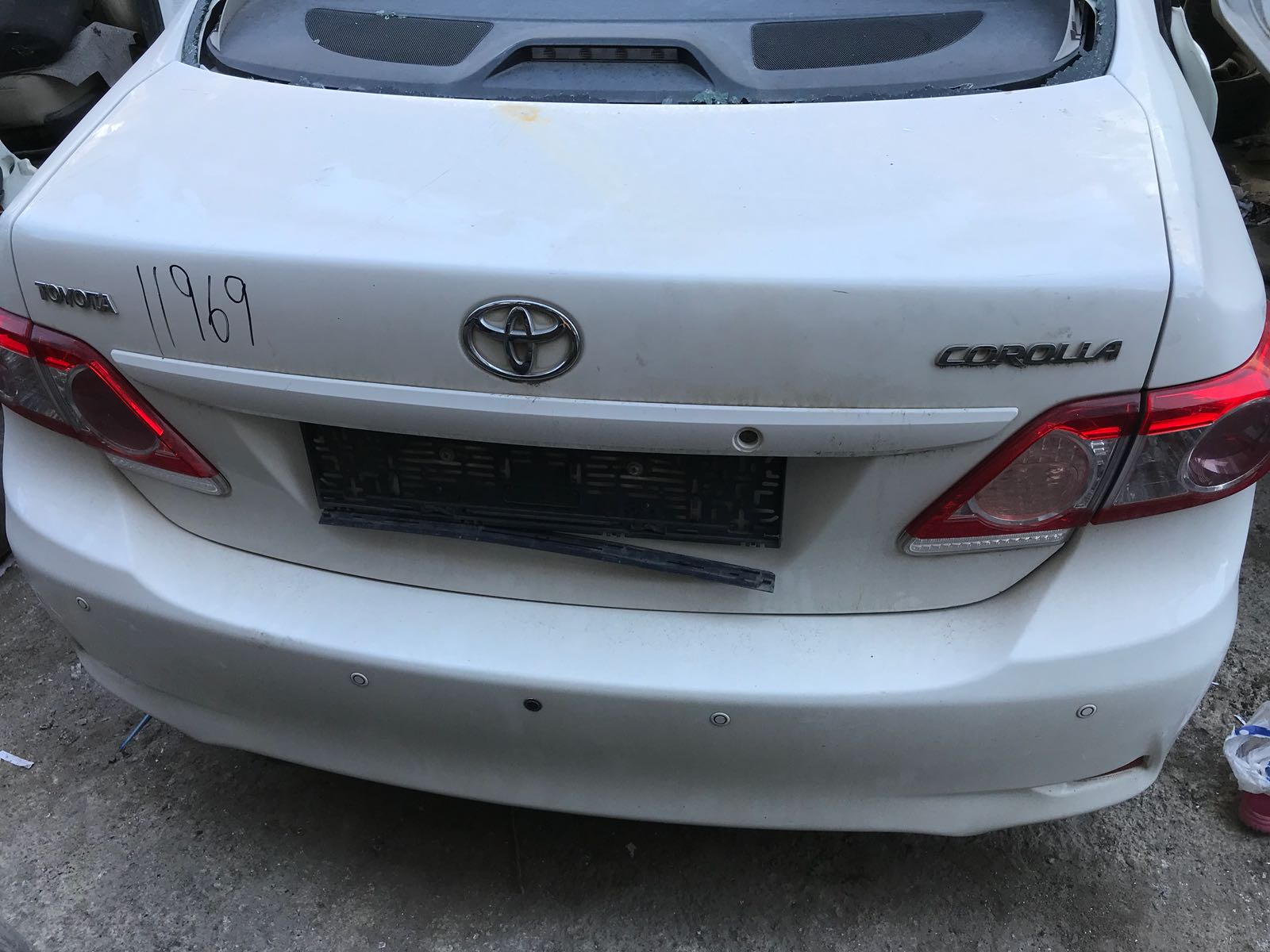 200-2012 MODEL TOYOTA COROLLA ÇIKMA ARKA TAMPON ADNAN TÜRK'DE